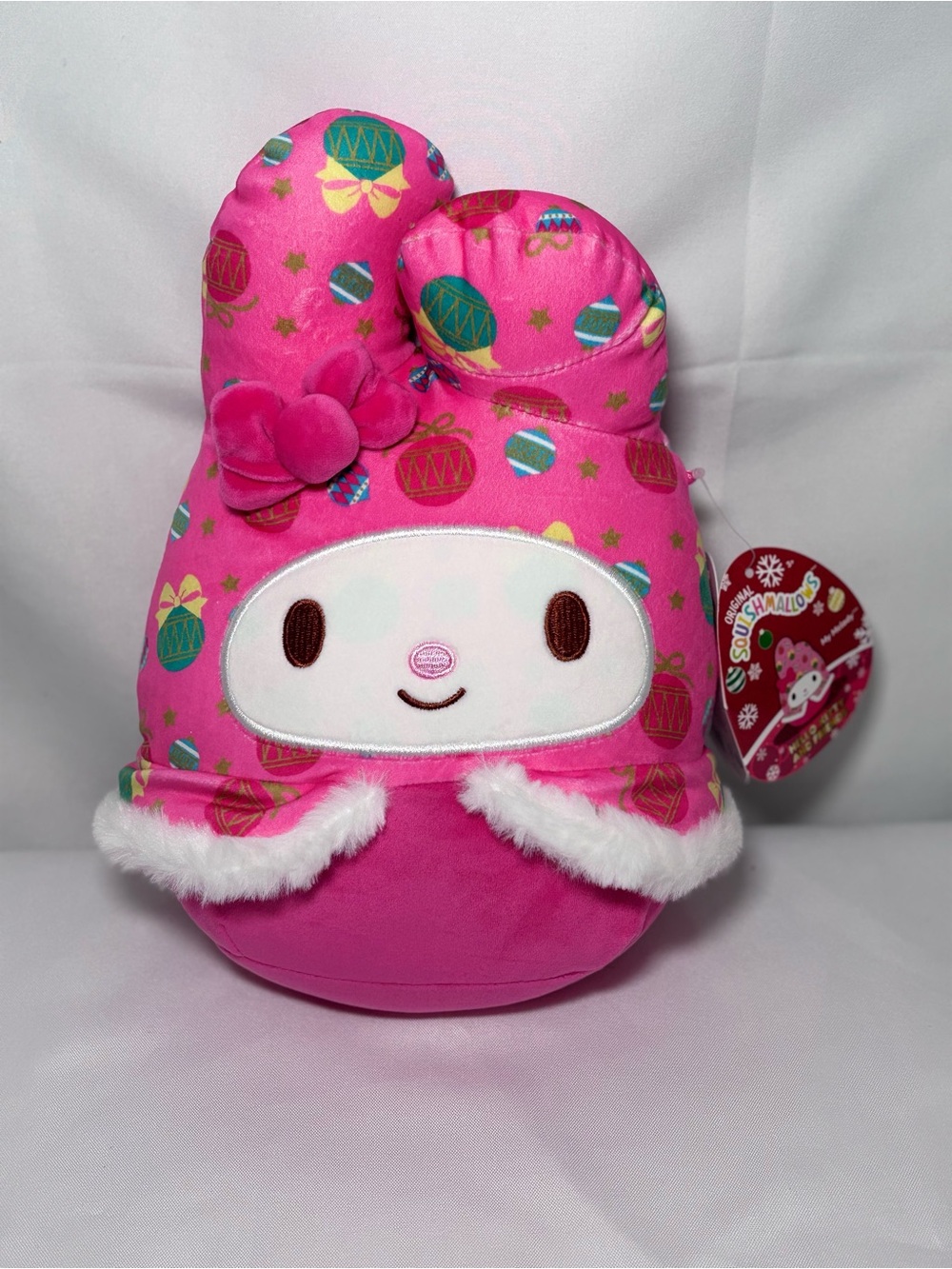 Squishmallows Hello Kitty & Friends My Melody Christmas Plush